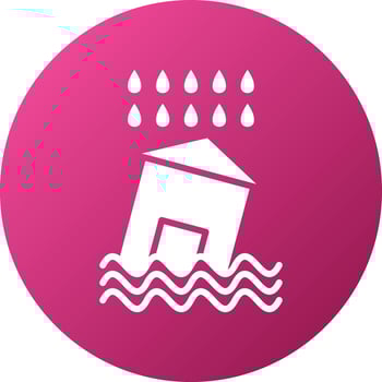 Flood Icon Style vector