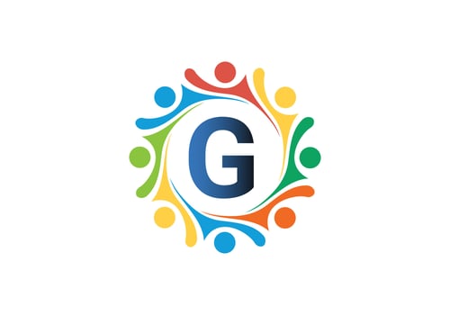 this is a letter G logo icon design vector