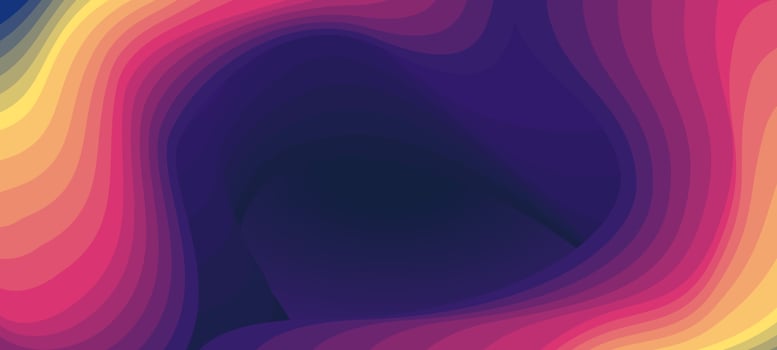 Colorful Blue Orange Purple Abstract Fluid Wave vector
