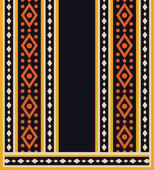 neckline Ethnic,Geometric,tribal,oriental,traditional,necklace design for fashion women vector