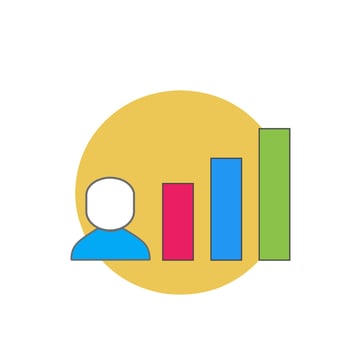Graphic vector illustration of career. Suitable for business or company icon