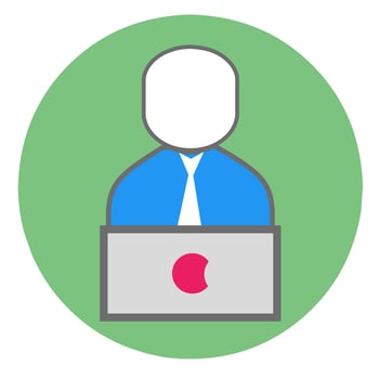 Graphic vector illustration of office life. Suitable for business or company icon
