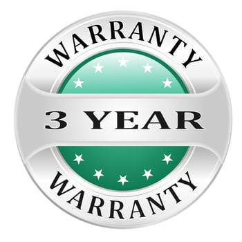 Warranty badge vector
