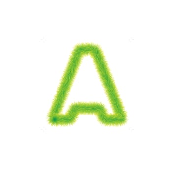 letter a 3d logo design template vector