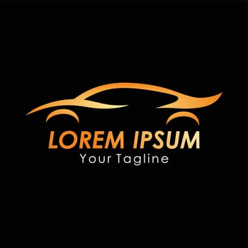 car abstract logo vector