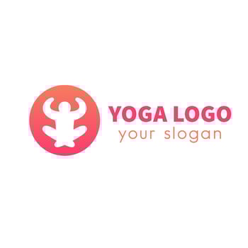meditation icon, yoga vector symbol isolated on white