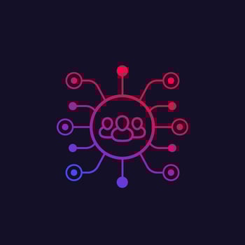 team management vector