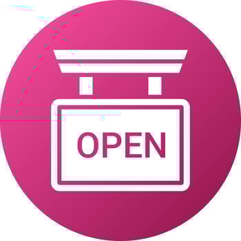 Open Icon Style vector