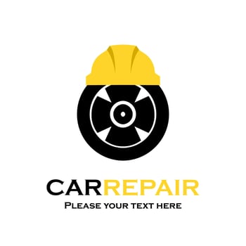 Car repair logo template illustrtion, suitable for engineering, mechanic, workshop, automotive etc vector