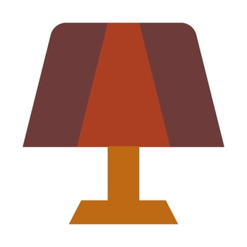 Night Lamp with flat icon suitable for House icon set vector