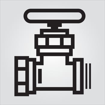 Isolated Detailed Outline Valve 2 Icon Scalable Vector Graphic Free Vector