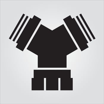 Isolated Pipe 15 Glyph Icon Scalable Vector Graphic Free Vector