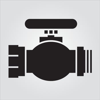 Isolated Valve 4 Glyph Icon Scalable Vector Graphic Free Vector