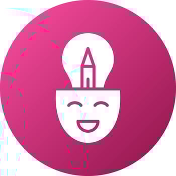 Design Thinking Icon Style vector