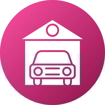 Car Garage Icon Style vector