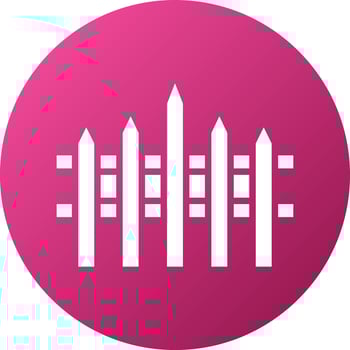 Fence Icon Style vector