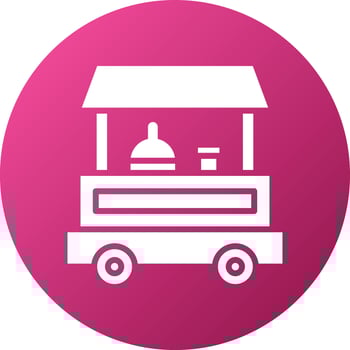 Food Stall Icon Style vector