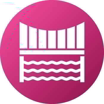 Bridge Icon Style vector