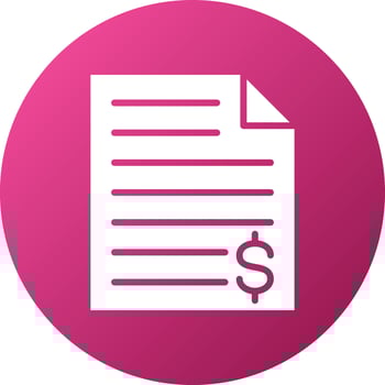 Invoice Icon Style vector