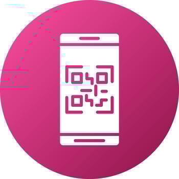 QR Code Icon Style vector