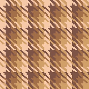 Seamless pattern in four cream-brown colors. vector