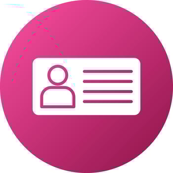 Business Card Icon Style vector