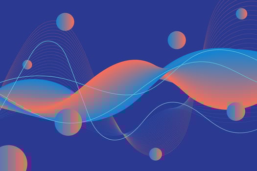 abstract wavy fluid liquid background vector