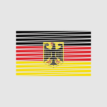 Germany Flag Brush. National Flag vector
