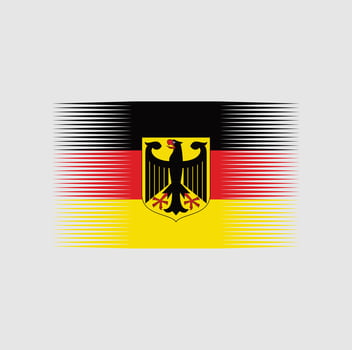 Germany Flag Brush. National Flag vector