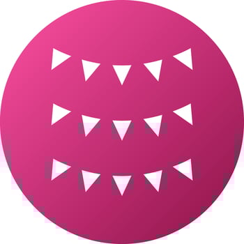 Garland Icon Style vector