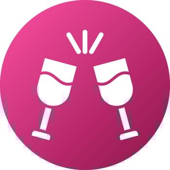 Cheers Icon Style vector