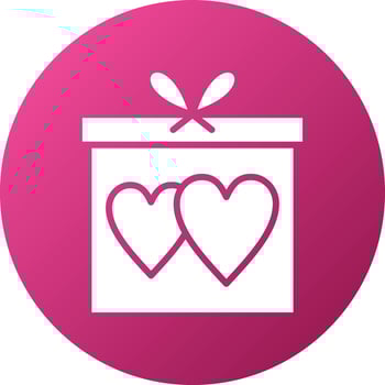 Wedding Gift Icon Style vector
