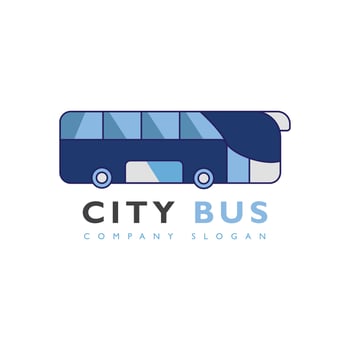 Travel bus logo vector