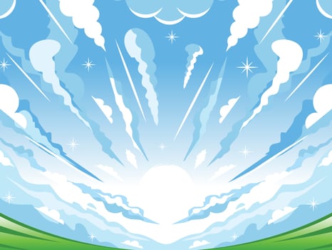 Blue Sky Background vector