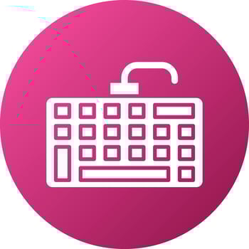 Keyboard Icon Style vector