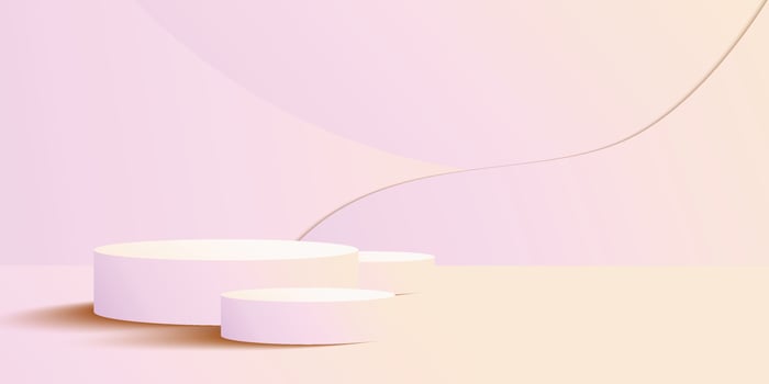 Abstract background scene for product display 3d rendering Premium Vector