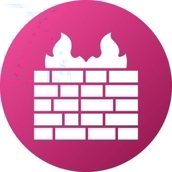 Firewall Icon Style vector