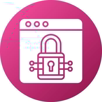 Secure Icon Style vector