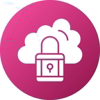 Cloud Data Icon Style vector