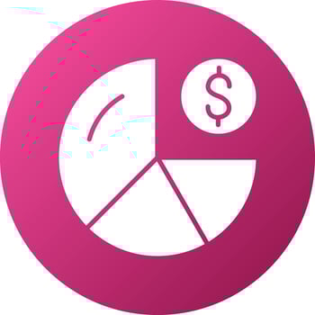 Pie Chart Icon Style vector