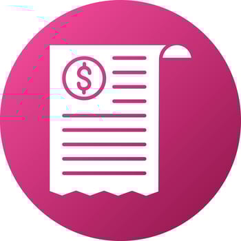 Invoice Icon Style vector