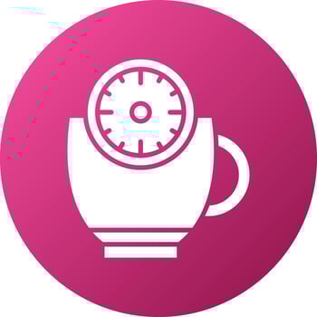 Coffee Time Icon Style vector