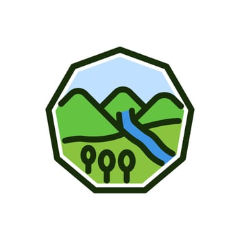 Nature icon vector