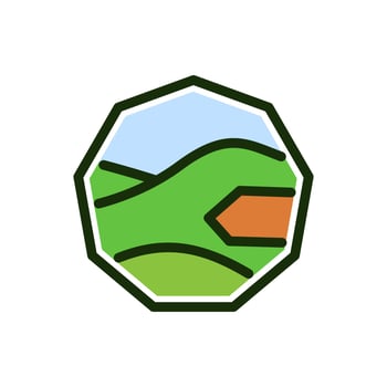 Nature icon vector