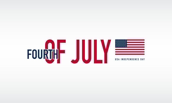 American Independence Day Background. Fourth of July. vector