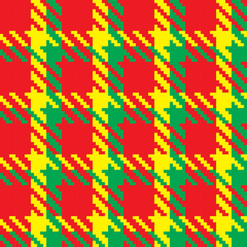 weave seamless strands of yellow-green-red vector