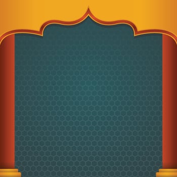 Islamic Banner Background Template vector