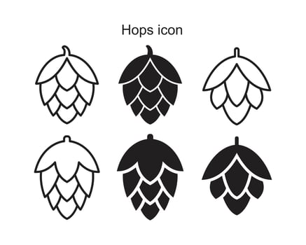 Hops fruit icon from beer and brewery icon pack vector