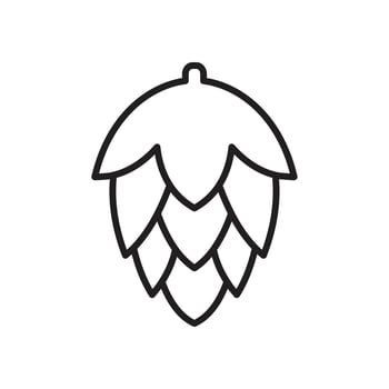Hops fruit icon from beer and brewery icon pack vector