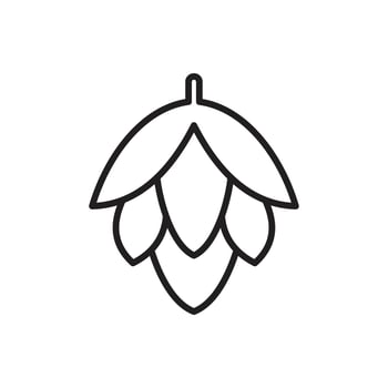 Hops fruit icon from beer and brewery icon pack vector